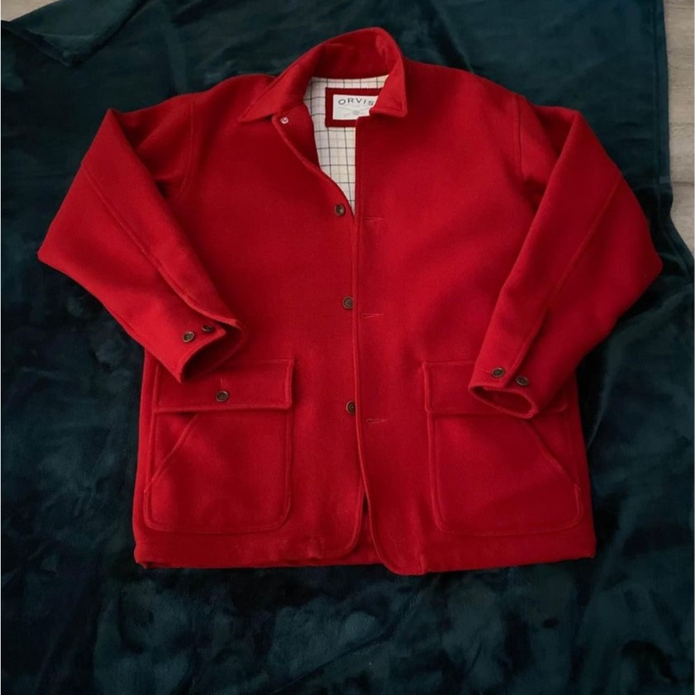 Wool Orvis Field Jacket XL